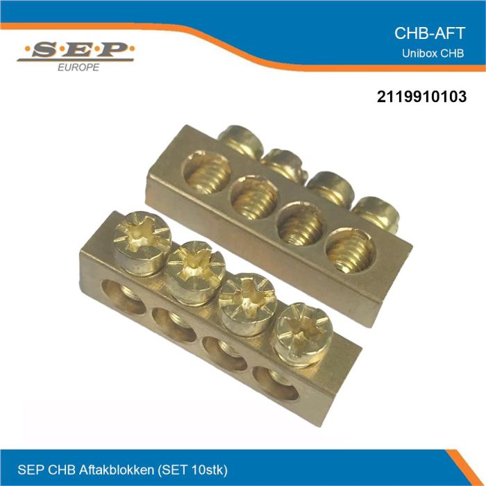 SEP UniBox CHB-AFT - faseblokjes - aansluitblokjes - ongeïsoleerd