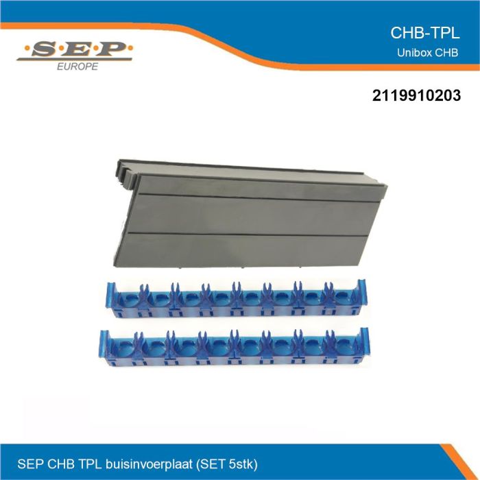 SEP Unibox CHB-TPL - inzetstuk buis 2x8 16/19mm 