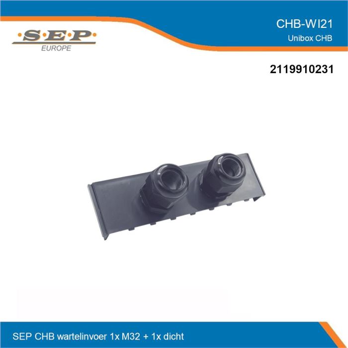 SEP CHB-WI21 - inzetstuk wartel 2xM32