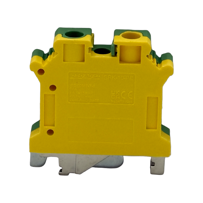 SEP SRK-10-PE geel/groene aardklem, 10mm2 zijaanzicht rijgklem - modulaire DIN-rail, 2011300540, GTIN 8718959078378 SEP SRK-10-PE geel/groene aardklem, 10mm2 zijaanzicht rijgklem - modulaire DIN-rail, 2011300540, GTIN 8718959078378