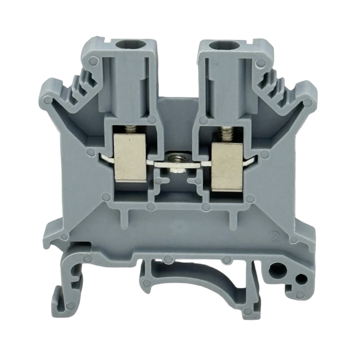 SEP SRK-3-G grijze rijgklem, 2,5mm2 zijaanzicht met aansluitingen - modulaire DIN-rail, 2011300090, GTIN 8718959077920 SEP SRK-3-G grijze rijgklem, 2,5mm2 zijaanzicht met aansluitingen - modulaire DIN-rail, 2011300090, GTIN 8718959077920