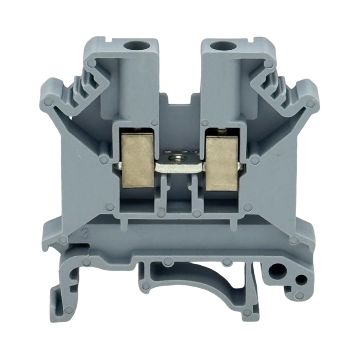 SEP SRK-5-G grijze rijgklem, 4mm2 zijaanzicht met aansluitingen - modulaire DIN-rail, 2011300130, GTIN 8718959077968 SEP SRK-5-G grijze rijgklem, 4mm2 zijaanzicht met aansluitingen - modulaire DIN-rail, 2011300130, GTIN 8718959077968