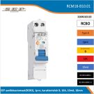 SEP RCM18 al.autom. 1p+n, B-kar, 10A, 10mA, 6kA (18mm)