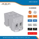 SEP AKN Compact klem, 2 voudig, 35-150mm2, CU/AL, grijs