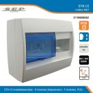 SEP ST6-V2  behuizing opbouw 6MU deksel - 5MU (IP20)