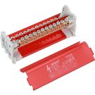 SEP R215/100E verdeelset 100A, 2p, 15x aansl, 500VAC/DC