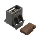 SEP AST16 aansluitverdeelblok 2x16mm2 (bruin)