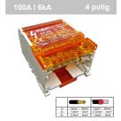 SEP BVT-407 verdeelset 100A 4x 7 aansluitingen 500VAC/DC