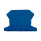 SEP SRK-1.5/2.5 rijgklem eindplaat blauw