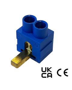 Schotman Elektro B.V. - SEP FT2-25-PB aftakklem 2x25mm, blauw