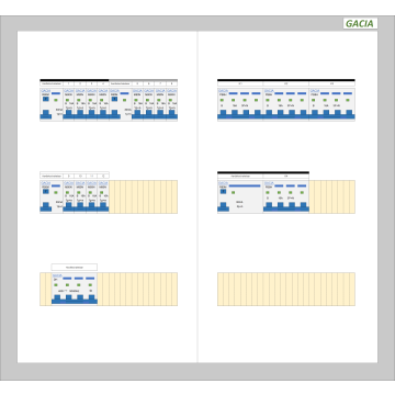 GACIA PRO 100A - 3xALS + 12xINS-1N - 1xALS + 4xINS-3N (h=500, b=550,d=160mm)