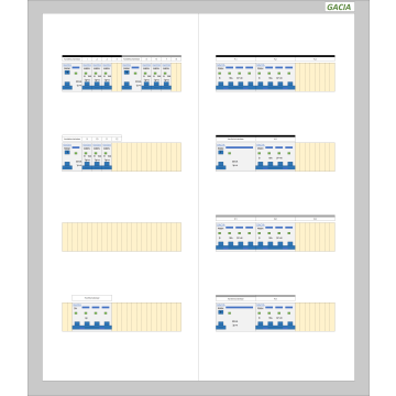 GACIA PRO 100A - 3xALS + 9xINS-1N - 2xALS + 6xINS-3N (h=650, b=550,d=160mm)