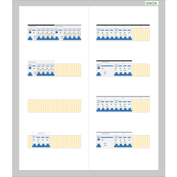 GACIA PRO 40A - 3xALS + 12xINS-1N - 2xALS + 6xINS-3N (h=650, b=550,d=160mm)