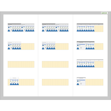 GACIA PRO 40A - 6xALS + 24xINS-1N - 2xALS + 5xINS-3N (h=650, b=800,d=160mm)
