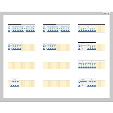 GACIA PRO 80A - 6xALS + 24xINS-1N - 2xALS + 6xINS-3N (h=650, b=800,d=160mm)