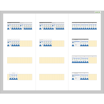 GACIA PRO 40A - 6xALS + 24xINS-1N - 2xALS + 7xINS-3N (h=650, b=800,d=160mm)