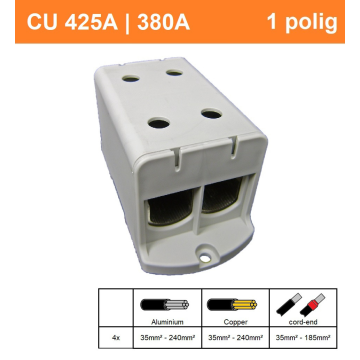 Schotman Elektro - SEP CK69 aansluitklem 35-240mm2 grijs