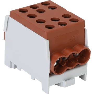 Schotman Elektro B.V. - SEP HDB-35/25 hoofdleidingaftakklem HLAK 1x35mm2-2x25mm2 bruin