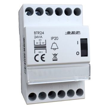Schotman Elektro - SEP BTR-24 universele trafo 24VA