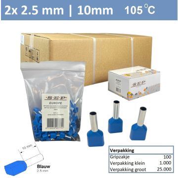 Schotman Elektro B.V. - SEP CIHT 2.5mm - Twin adereindhuls