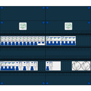 Schotman Elektro B.V. – GACIA GACK –3x ALS 2p, 1x ALS 4p, 10x INS, 2x INS 4p, kookgroep, 2x contactdoos
