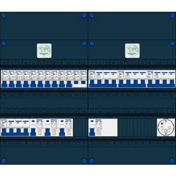 Schotman Elektro B.V. – GACIA GACK –3x ALS 2p, 1x ALS 4p, 10x INS, 3x INS 4p, kookgroep, 1x contactdoos