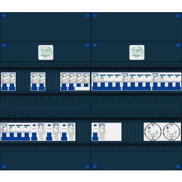Schotman Elektro B.V. – GACIA GACK –3x ALS 2p, 1x ALS 4p, 6x INS, 3x INS 4p, kookgroep, 2x contactdoos
