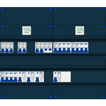 Schotman Elektro B.V. – GACIA GACK –3x ALS 2p, 1x ALS 4p, 7x INS, 2x INS 4p, kookgroep