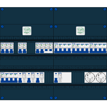 Schotman Elektro B.V. – GACIA GACK –3x ALS 2p, 1x ALS 4p, 7x INS, 3x INS 4p, kookgroep, 2x contactdoos