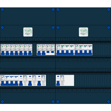 Schotman Elektro B.V. – GACIA GACK –3x ALS 2p, 1x ALS 4p, 9x INS, 2x INS 4p, kookgroep