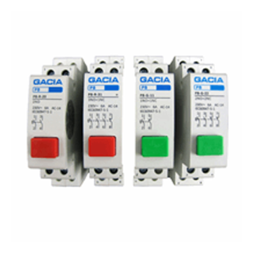 GACIA PB-R22 puls drukknop rood 2NO/2NC