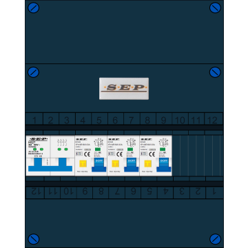 Schotman Elektro - SEP NOVA-M groepenkast 3 aardlekautomaten