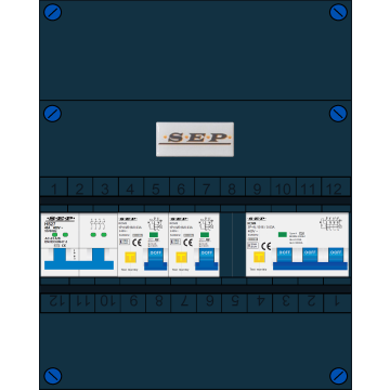 Schotman Elektro - SEP NOVA-M groepenkast 2+1 aardlekautomaten