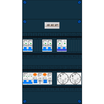 Schotman Elektro B.V. - SEP NOVA - 2x ALS 4p, 4x INS, 1x kookgroep, 2x contactdoos