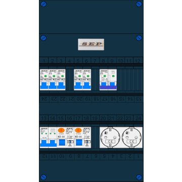Schotman Elektro B.V. - SEP NOVA - 2x ALS 4p, 5x INS, 1x kookgroep, 2x contactdoos