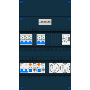 Schotman Elektro B.V. - SEP NOVA - 2x ALS 4p, 5x INS, 1x Beltrafo, 2x contactdoos
