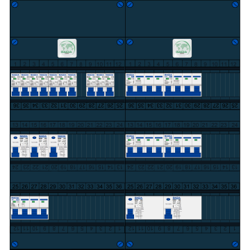 Schotman Elektro B.V. – GACIA GACK –3x ALS 2p, 2x ALS 4p, 10x INS, 4x INS 4p