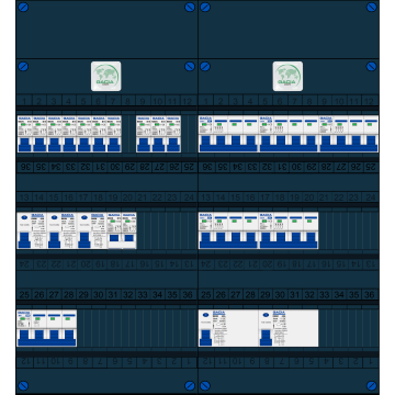 Schotman Elektro B.V. – GACIA GACK –3x ALS 2p, 2x ALS 4p, 10x INS, 5x INS 4p, kookgroep