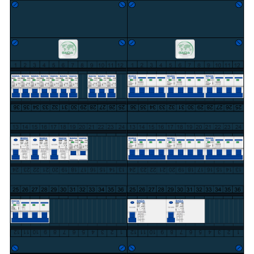 Schotman Elektro B.V. – GACIA GACK –3x ALS 2p, 2x ALS 4p, 10x INS, 6x INS 4p, kookgroep
