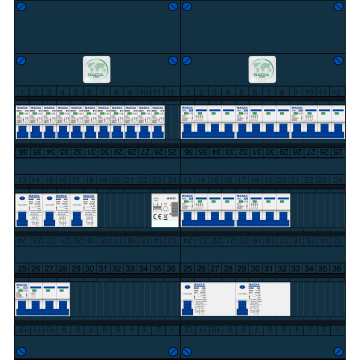 Schotman Elektro B.V. – GACIA GACK –3x ALS 2p, 2x ALS 4p, 11x INS, 5x INS 4p, beltrafo