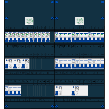 Schotman Elektro B.V. – GACIA GACK –3x ALS 2p, 2x ALS 4p, 11x INS, 6x INS 4p