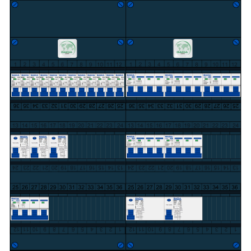 Schotman Elektro B.V. – GACIA GACK –3x ALS 2p, 2x ALS 4p, 12x INS, 5x INS 4p