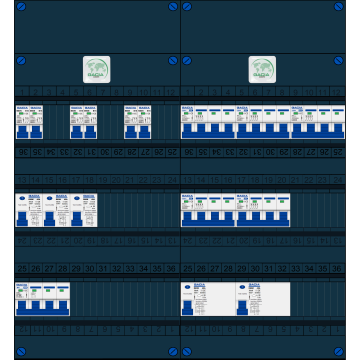 Schotman Elektro B.V. – GACIA GACK –3x ALS 2p, 2x ALS 4p, 6x INS, 5x INS 4p