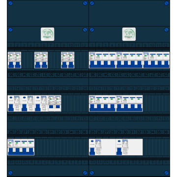 Schotman Elektro B.V. – GACIA GACK –3x ALS 2p, 2x ALS 4p, 6x INS, 5x INS 4p, kookgroep