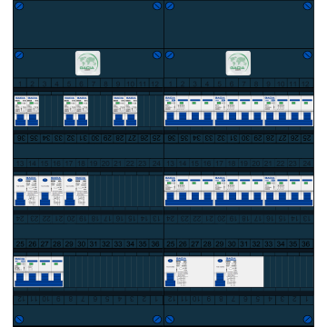Schotman Elektro B.V. – GACIA GACK –3x ALS 2p, 2x ALS 4p, 6x INS, 6x INS 4p