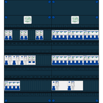 Schotman Elektro B.V. – GACIA GACK –3x ALS 2p, 2x ALS 4p, 6x INS, 6x INS 4p, kookgroep