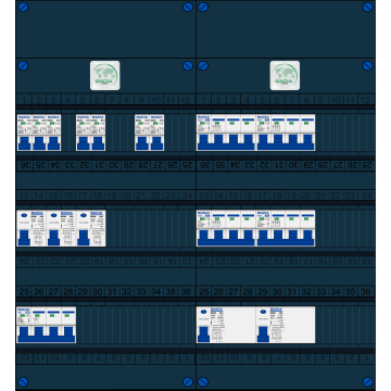 Schotman Elektro B.V. – GACIA GACK –3x ALS 2p, 2x ALS 4p, 7x INS, 4x INS 4p