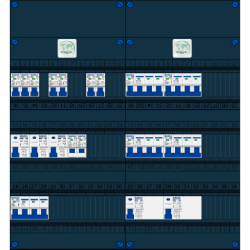 Schotman Elektro B.V. – GACIA GACK –3x ALS 2p, 2x ALS 4p, 7x INS, 4x INS 4p, kookgroep