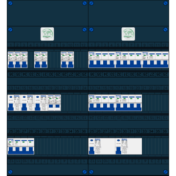 Schotman Elektro B.V. – GACIA GACK –3x ALS 2p, 2x ALS 4p, 7x INS, 5x INS 4p, kookgroep