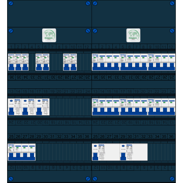 Schotman Elektro B.V. – GACIA GACK –3x ALS 2p, 2x ALS 4p, 7x INS, 6x INS 4p